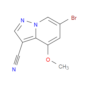6-BROMO-4-METHOXYPYRAZOLO[1,5-A]PYRIDINE-3-CARBONITRILE - Click Image to Close