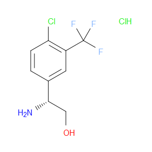 (R)-2-AMINO-2-(4-CHLORO-3-(TRIFLUOROMETHYL)PHENYL)ETHANOL HYDROCHLORIDE - Click Image to Close