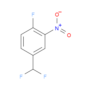 4-(DIFLUOROMETHYL)-1-FLUORO-2-NITROBENZENE