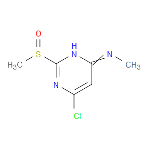 (6-CHLORO-2-METHANESULFINYL-PYRIMIDIN-4-YL)-METHYL-AMINE