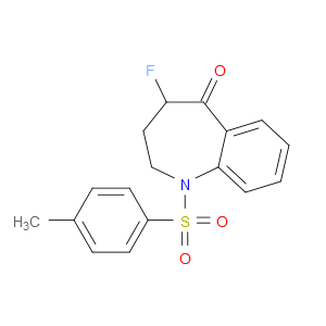 4-FLUORO-1-TOSYL-3,4-DIHYDRO-1H-BENZO[B]AZEPIN-5(2H)-ONE - Click Image to Close