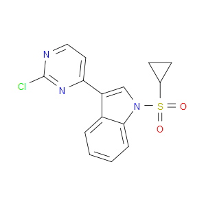 3-(2-CHLOROPYRIMIDIN-4-YL)-1-(CYCLOPROPYLSULFONYL)-1H-INDOLE