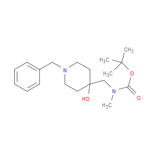 TERT-BUTYL((1-BENZYL-4-HYDROXYPIPERIDIN-4-YL)METHYL)(METHYL)CARBAMATE