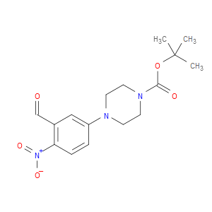 TERT-BUTYL 4-(3-FORMYL-4-NITROPHENYL)-PIPERAZINE-1-CARBOXYLATE