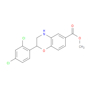 METHYL 2-(2,4-DICHLOROPHENYL)-3,4-DIHYDRO-2H-BENZO[B][1,4]OXAZINE-6-CARBOXYLATE - Click Image to Close
