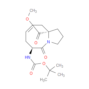 (6S,10AR,Z)-METHYL 6-((TERT-BUTOXYCARBONYL)AMINO)-5-OXO-1,2,3,5,6,7,10,10A-OCTAHYDROPYRROLO[1,2-A]AZOCINE-10A-CARBOXYLATE