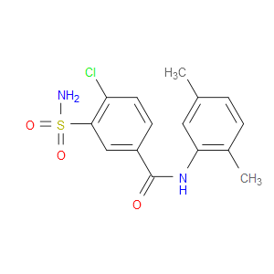 4-CHLORO-N-(2,5-DIMETHYLPHENYL)-3-SULFAMOYLBENZAMIDE - Click Image to Close