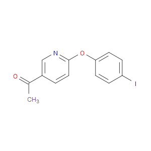 5-ACETYL-2-(4-IODOPHENOXY) PYRIDINE