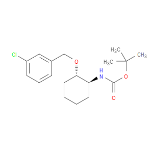TERT-BUTYL ((1S,2S)-2-((3-CHLOROBENZYL)OXY)CYCLOHEXYL)CARBAMATE - Click Image to Close