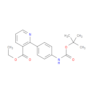 ETHYL 2-(4-((TERT-BUTOXYCARBONYL)AMINO)PHENYL)NICOTINATE