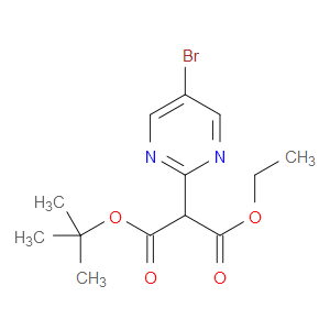 1-TERT-BUTYL 3-ETHYL 2-(5-BROMOPYRIMIDIN-2-YL)MALONATE