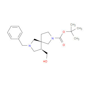 (5S,9R)-TERT-BUTYL 7-BENZYL-9-(HYDROXYMETHYL)-2,7-DIAZASPIRO[4.4]NONANE-2-CARBOXYLATE