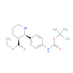 ETHYL (2R,3S)-2-(4-((TERT-BUTOXYCARBONYL)AMINO)PHENYL)PIPERIDINE-3-CARBOXYLATE