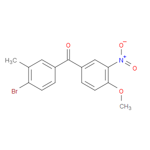 (4-BROMO-3-METHYLPHENYL)(4-METHOXY-3-NITROPHENYL)METHANONE