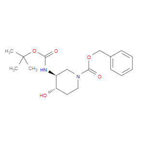 BENZYL (3R,4R)-3-(TERT-BUTOXYCARBONYLAMINO)-4-HYDROXYPIPERIDINE-1-CARBOXYLATE
