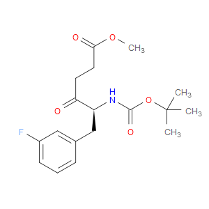 (S)-METHYL 5-((TERT-BUTOXYCARBONYL)AMINO)-6-(3-FLUOROPHENYL)-4-OXOHEXANOATE