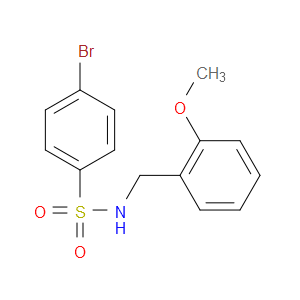 4-BROMO-N-[(2-METHOXYPHENYL)METHYL]BENZENESULFONAMIDE - Click Image to Close
