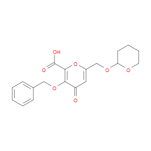 3-(BENZYLOXY)-4-OXO-6-(((TETRAHYDRO-2H-PYRAN-2-YL)OXY)METHYL)-4H-PYRAN-2-CARBOXYLIC ACID - Click Image to Close