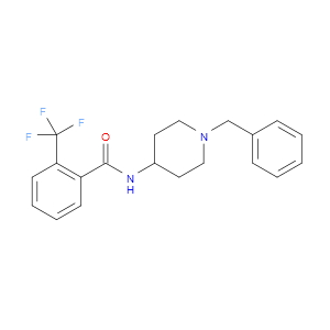 N-(1-BENZYLPIPERIDIN-4-YL)-2-(TRIFLUOROMETHYL)BENZAMIDE