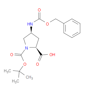 (2S,4S)-4-(((BENZYLOXY)CARBONYL)AMINO)-1-(TERT-BUTOXYCARBONYL)PYRROLIDINE-2-CARBOXYLIC ACID - Click Image to Close