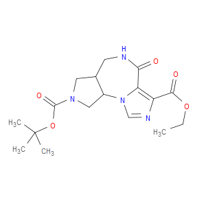 8-TERT-BUTYL 3-ETHYL 4-OXO-5,6,6A,7,9,9A-HEXAHYDROIMIDAZO[1,5-A]PYRROLO[3,4-F][1,4]DIAZEPINE-3,8(4H)-DICARBOXYLATE
