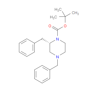 (S)-TERT-BUTYL 2,4-DIBENZYLPIPERAZINE-1-CARBOXYLATE