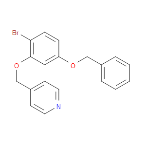 4-((5-(BENZYLOXY)-2-BROMOPHENOXY)METHYL)PYRIDINE