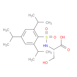 (S)-3-HYDROXY-2-(2,4,6-TRIISOPROPYLPHENYLSULFONAMIDO)PROPANOIC ACID