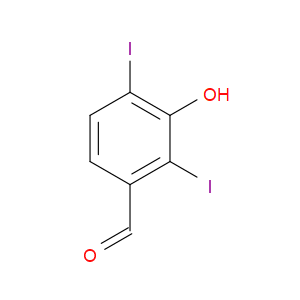 3-HYDROXY-2,4-DIIODOBENZALDEHYDE