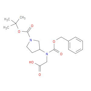 2-(((BENZYLOXY)CARBONYL)(1-(TERT-BUTOXYCARBONYL)PYRROLIDIN-3-YL)AMINO)ACETIC ACID
