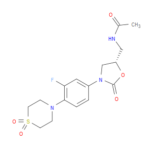 (S)-N-((3-(4-(1,1-DIOXIDOTHIOMORPHOLINO)-3-FLUOROPHENYL)-2-OXOOXAZOLIDIN-5-YL)METHYL)ACETAMIDE - Click Image to Close