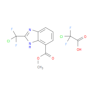 METHYL 2-(CHLORODIFLUOROMETHYL)-1H-BENZO[D]IMIDAZOLE-4-CARBOXYLATE 2-CHLORO-2,2-DIFLUOROACETIC ACID