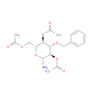 (2R,3R,4S,5R,6R)-2-(ACETOXYMETHYL)-6-AMINO-4-(BENZYLOXY)TETRAHYDRO-2H-PYRAN-3,5-DIYL DIACETATE
