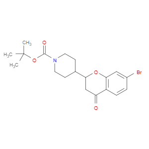 TERT-BUTYL 4-(7-BROMO-4-OXOCHROMAN-2-YL)PIPERIDINE-1-CARBOXYLATE