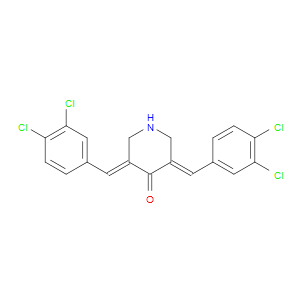 (3E,5E)-3,5-BIS(3,4-DICHLOROBENZYLIDENE)PIPERIDIN-4-ONE - Click Image to Close