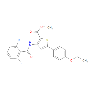 METHYL 3-(2,6-DIFLUOROBENZAMIDO)-5-(4-ETHOXYPHENYL)THIOPHENE-2-CARBOXYLATE - Click Image to Close