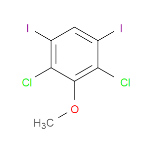2,4-DICHLORO-1,5-DIIODO-3-METHOXYBENZENE