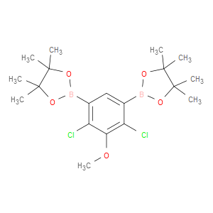 2,2'-(4,6-DICHLORO-5-METHOXY-1,3-PHENYLENE)BIS(4,4,5,5-TETRAMETHYL-1,3,2-DIOXABOROLANE) - Click Image to Close