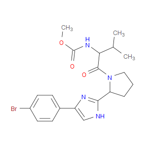 METHYL (1-(2-(4-(4-BROMOPHENYL)-1H-IMIDAZOL-2-YL)PYRROLIDIN-1-YL)-3-METHYL-1-OXOBUTAN-2-YL)CARBAMATE