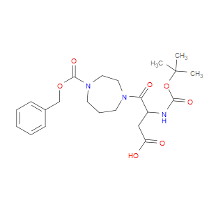4-(4-((BENZYLOXY)CARBONYL)-1,4-DIAZEPAN-1-YL)-3-((TERT-BUTOXYCARBONYL)AMINO)-4-OXOBUTANOIC ACID