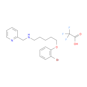 5-(2-BROMOPHENOXY)-N-(PYRIDIN-2-YLMETHYL)PENTAN-1-AMINE 2,2,2-TRIFLUOROACETATE
