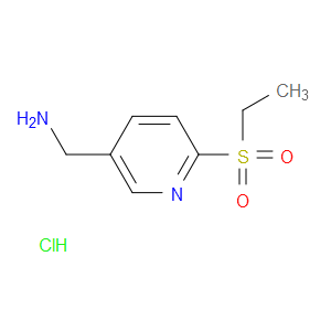 (6-(ETHYLSULFONYL)PYRIDIN-3-YL)METHANAMINE HYDROCHLORIDE - Click Image to Close