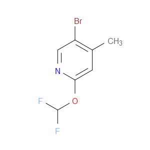 5-BROMO-2-(DIFLUOROMETHOXY)-4-METHYLPYRIDINE