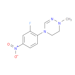 4-(2-FLUORO-4-NITROPHENYL)-1-METHYL-1,4,5,6-TETRAHYDRO-1,2,4-TRIAZINE