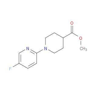 METHYL 1-(5-FLUOROPYRIDIN-2-YL)PIPERIDINE-4-CARBOXYLATE