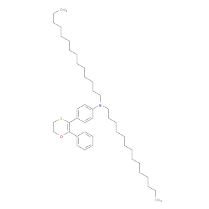 4-(2-PHENYL-5,6-DIHYDRO-1,4-OXATHIIN-3-YL)-N,N-DITETRADECYLANILINE