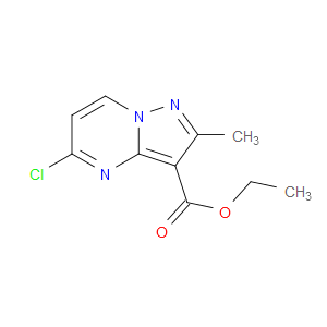 ETHYL 5-CHLORO-2-METHYLPYRAZOLO[1,5-A]PYRIMIDINE-3-CARBOXYLATE - Click Image to Close