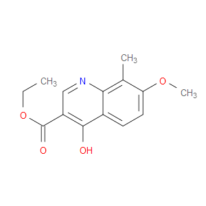 ETHYL 4-HYDROXY-7-METHOXY-8-METHYLQUINOLINE-3-CARBOXYLATE