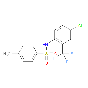 N-[4-CHLORO-2-(TRIFLUOROMETHYL)PHENYL]-4-METHYL-BENZENESULFONAMIDE