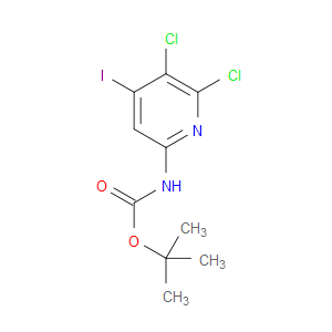 CARBAMIC ACID, N-(5,6-DICHLORO-4-IODO-2-PYRIDINYL)-, 1,1-DIMETHYLETHYL ESTER